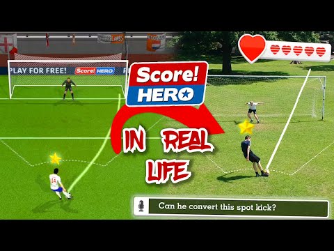 ¡Puntaje! Hero – EN LA VIDA REAL (Videojuego de fútbol IRL)