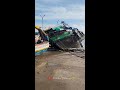 poombuhar fishing harbour 🐬🐬🛳️🛳️🌊 கடல் சீற்றத்தால் கடலில் மூழ்கிய படகு🌊🌊 பூம்புகார் மீன்பிடி தளம்