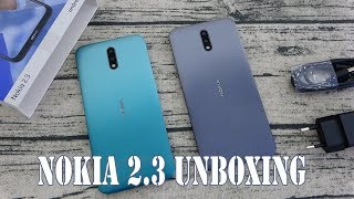 Nokia 2.3 Cyan Green, Charcoal colors unboxing | camera, face unlock tested