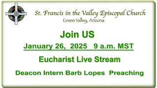 Live Stream of our 3rd  Sunday After The Epiphany Service .  January 26 ,2025 9 am MST