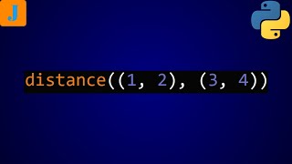 Python Program To Calculate Distance Between Two Points