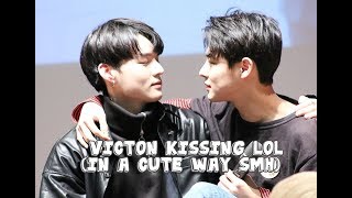 Victon kissing compilation lol