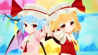 【東方MMD】魔王産レミフラでDive to Blue【モデル配布】