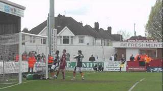 Kidderminster 3-3 Luton Town Lge Superb Effort From Willmott 2nd Apr 2011.AVI