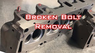 Removing Broken Exhaust Manifold Studs From FE Ford Cylinder Heads