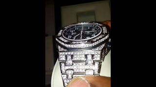 Fully Iced Lab Diamond Audemars Swiss Custom