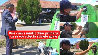 Uite cum e mințit chiar primarul că se vor colecta sticlele goale