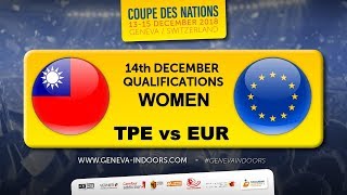 TGI2018 / Nations Qualifications Women : Taiwan  - Europa