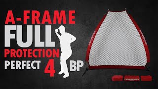 PowerNet Portable Baseball Pitching Screen 7 X 7 Bow Style