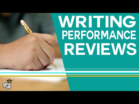 Write performance reviews for your employees