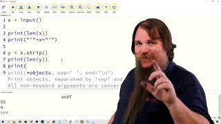 Python Intro Ep 09 - String Parsing with strip() and split()