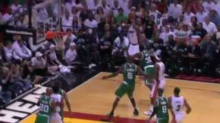 Chris Bosh hits huge 3 pointer vs Celtics in Game 7 (2012 East Finals)