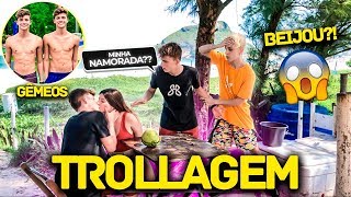 TROQUEI OS IRMÃOS GÊMEOS NO ENCONTRO!! ELE FICOU COM ELA!? TROLLAGEM!! (Ft. Irmãos Scribel)