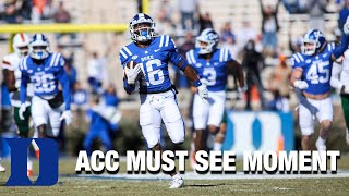 Duke's Jaylen Stinson Takes A 94-YD Kick Return To The House | Must See Moment