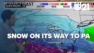 How much snow is on its way to Pennsylvania? Farm Show forecast features dangerous commute