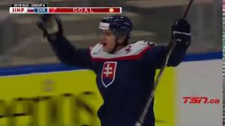 Roman scores two World Junior goals vs. Denmark -- 12/31/17