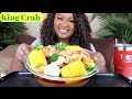 KING CRAB DESHELLED SEAFOOD BOIL MUKBANG , Bloves Sauce