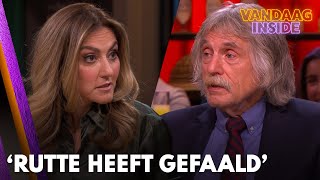 Johan kritisch in gesprek met Dilan Yeşilgöz: ‘Rutte heeft gefaald’ | VANDAAG INSIDE