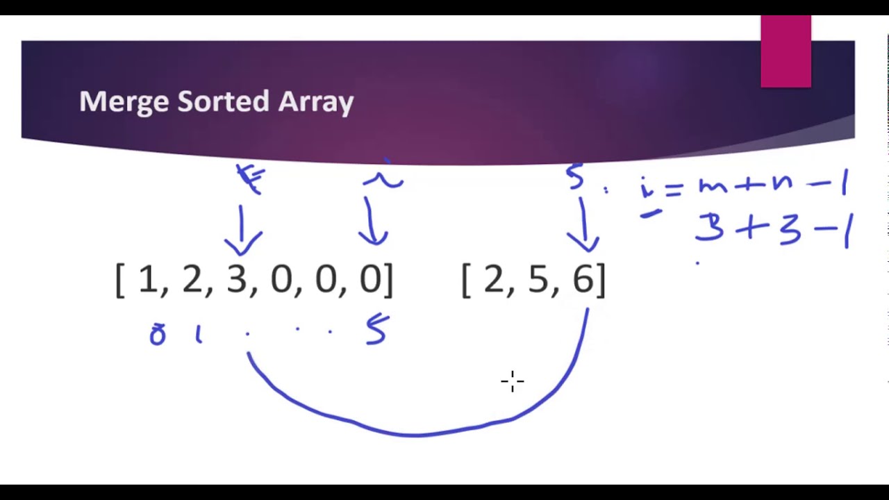 Merge Sorted Array | LeetCode Jan 11/2021 | Coders Camp - YouTube