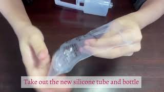 CHIBOJI silicon tube and bottle assembly