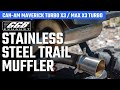 GGB Stainless Trail Muffler for Can-Am Maverick X3 Turbo / Max X3 Turbo |  Product Overview