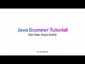 Java for Beginners | Scanner class | Learn Java Programming Easily