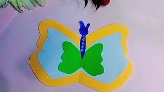 पेपर से तितली कैसे बनाएं/ paper Butterfly 🦋#diy#butterfly #papercraft #easy #butiful#cute