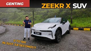 Zeekr X On Genting | Ivan Khong Drives on Dry and Wet Surfaces, Glad It Has AWD | YS Khong Driving