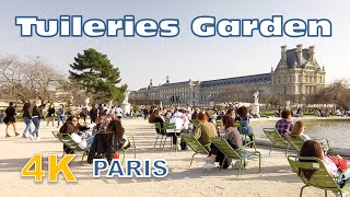 Hot Parisians outdoor, Jardin des Tuileries - Paris, France [4K]