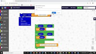 EduBlocks IF statements