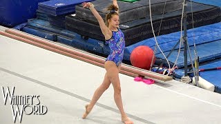 Getting Ready for Nationals | Floor Routine | Whitney Bjerken