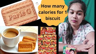 How many calories does 1 parle - G biscuit have ? । #Shorts parle-g