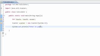 How To Make a Basic Calculator - Java Tutorial