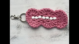 Crochet Fidget Key Chain with Beads