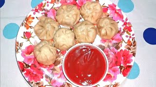 প্রেসার কুকার আর স্টিমার ছাড়া চিকেন মোমো। chicken momo recipe without steamer and pressure cooker.