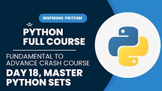 #day18|Master Python Sets: Beginner's Guide to Set Operations & Methods#pythonbangla#pythontutorial