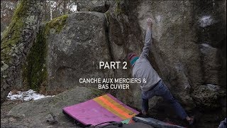 Fontainebleau February 2018: Radio Crochet 7a, Charcuterie 7a, Keo 7a, Cortomaltese 6c+