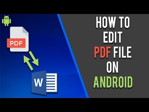 How to edit a PDF on Android 2021