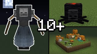 10+ SCARY Halloween Build Hacks in Minecraft! #2