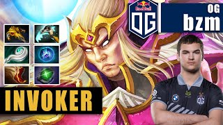 Invoker Mid | OG.bzm | EU TOP 1 RANK BZM FAST HAND MASTER TIER INVOKER | 7.31b Gameplay Highlights