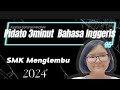 PIDATO 3 MINIT BAHASA INGGERIS Aspirasi Generasi MADANI