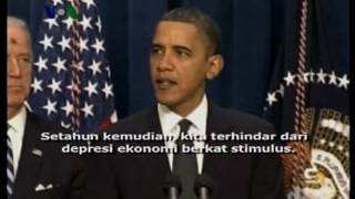 Pro Kontra Setahun Paket Stimulus - Laporan VOA 17 Februari 2010