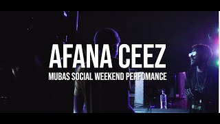 Afana Ceez's Perfomance At MUBAS Social Weekend alongside AKA and Gemini Major.