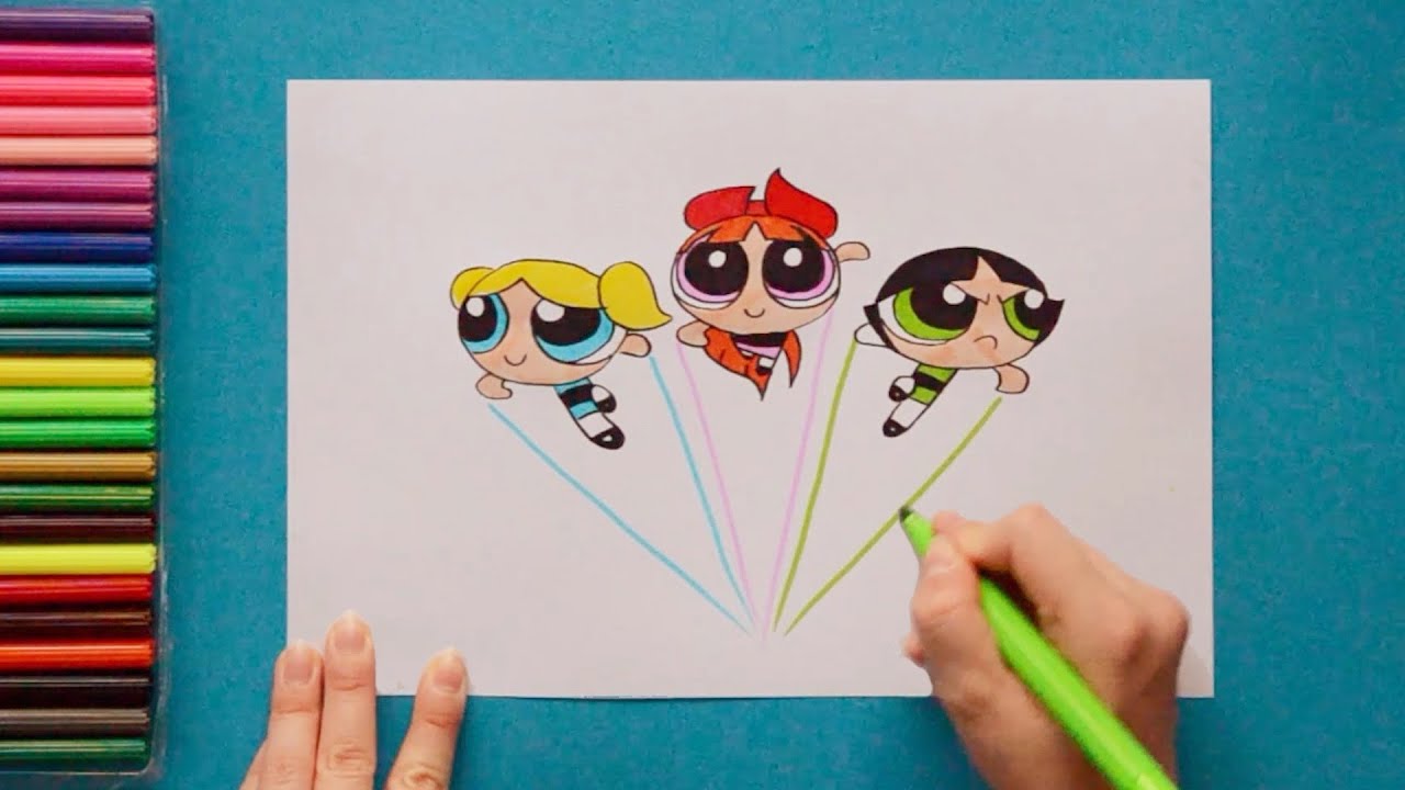 How To Draw The Powerpuff Girls - YouTube