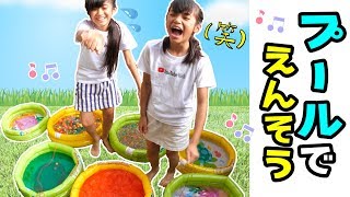 スライムぷよぷよゼリー！いろんなプールで演奏してみた♪ MakeyMakey