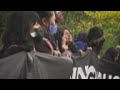 Activists at Glasgow protest on their climate aims