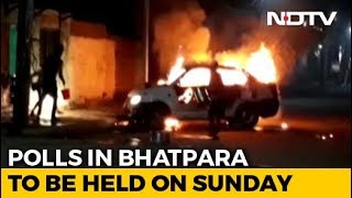 Cars Set Ablaze, Bombs Hurled In Bengal's Bhatpara Day Before Polls