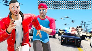 100 STERNE POLIZEI JAGEN alle YOUTUBER in GTA 5 RP!