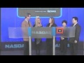 Miss America 2011 Teresa Scanlan rings the opening bell at NASDAQ