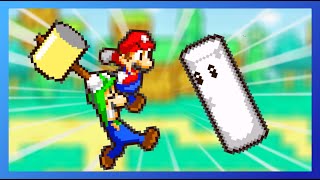 Mario and Luigi v.s. Sandbag (Sprite Animation Test)